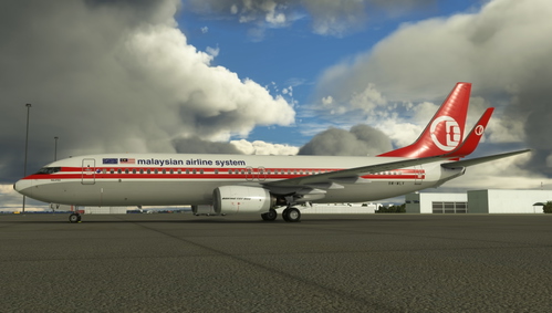 [8K] PMDG 737-800 Malaysia Airlines ("Retro" c/s) 9M-MLV