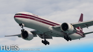 [8K] Qatar Airways A7-BAC "Retro" | PMDG 777-300ER thumbnail 1
