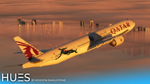 [8K] Qatar Airways A7-BEK "Paris Saint-Germain " | PMDG 777-300ER thumbnail 3