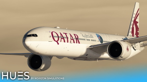 [8K] Qatar Airways A7-BEK "Paris Saint-Germain " | PMDG 777-300ER thumbnail 2