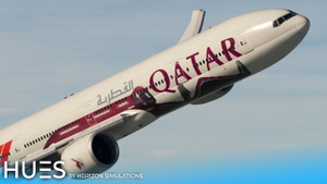 [8K] Qatar Airways A7-BEL "Formula 1" | PMDG 777-300ER thumbnail 3