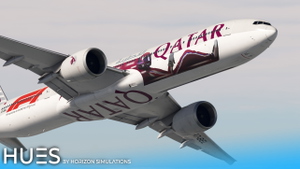 [8K] Qatar Airways A7-BEL "Formula 1" | PMDG 777-300ER thumbnail 4