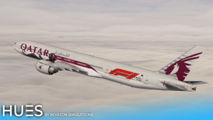 [8K] Qatar Airways A7-BEL "Formula 1" | PMDG 777-300ER thumbnail 6