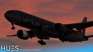[8K] Qatar Airways A7-BEL "Formula 1" | PMDG 777-300ER thumbnail 7