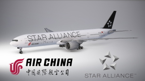 [8K]AIR CHINA B-2032 "STAR ALLIANCE" For PMDG777-300ER thumbnail 2