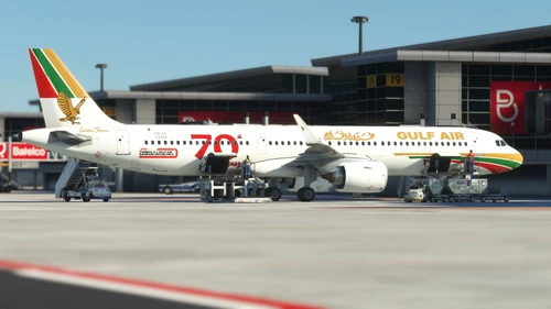 Gulf Air Retro Livery (A9-CXA) Bahrain | LatinVFR a321neo | 8K resolution