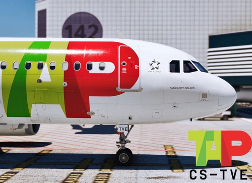 A20N Inibuilds | TAP Air Portugal CS-TVE "Amélia Rey Colaço" | High Fidelity Livery 3.0