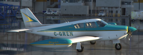 A2A Comanche in Fictional C-GREN Livery - A Tribute To Sparks Smudge