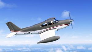 A2A Piper PA-24 Comanche | Modern Glossy Livery | SP-TGA & N6092U thumbnail 1