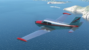 A2A Piper PA24 Comanche Livery N1701P (ficticious) - factory new and aged versions thumbnail 2