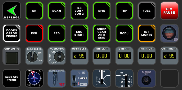 A300-600 (iniBUILDS) STREAMDECK XL AND SD+ PROFILE (need Lorby's AXIS and OHs) - Image 1