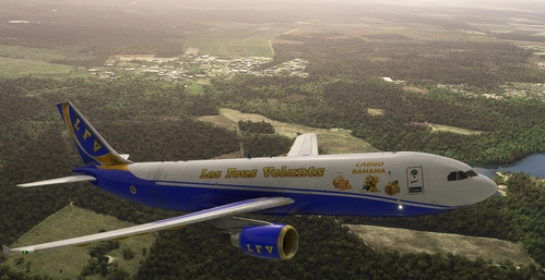 A300 600F CARGO SALE BANANA LES FOUS VOLANTS