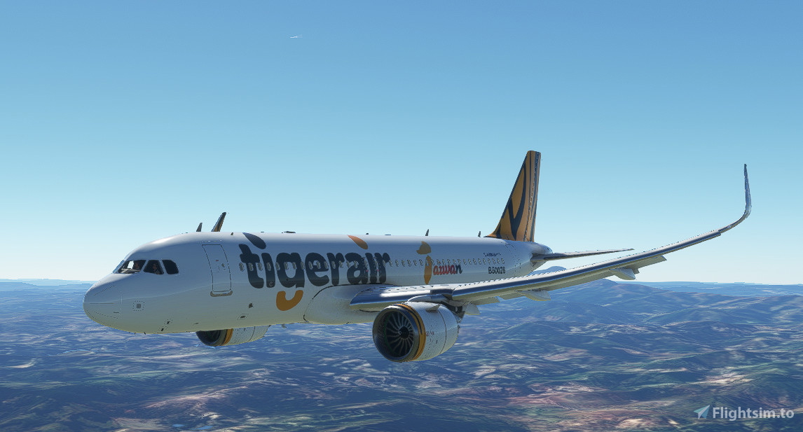 A32NX] A320 Livery - TigerAir Taiwan B50026 for Microsoft