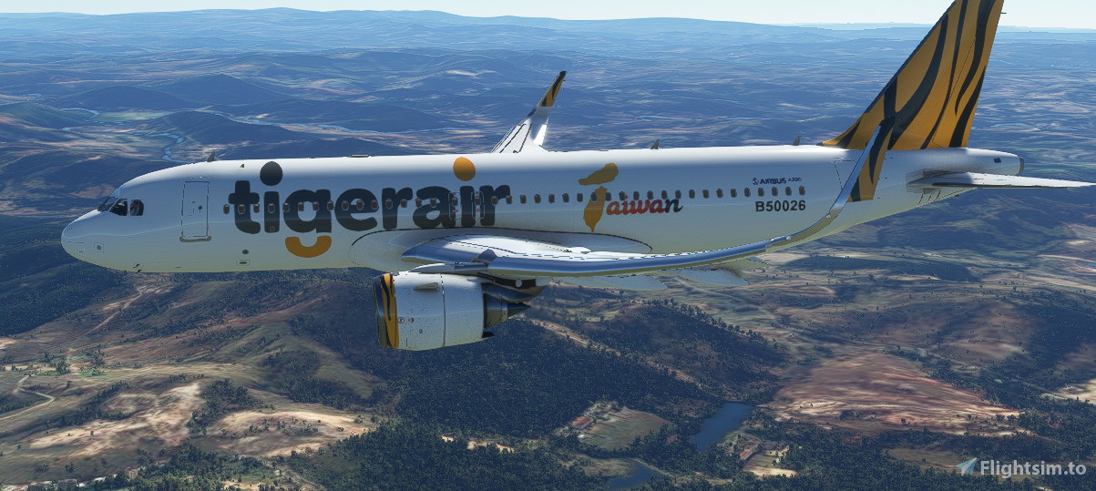A32NX] A320 Livery - TigerAir Taiwan B50026 for Microsoft