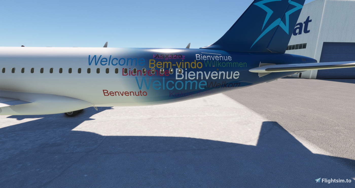 (A320 Neo) Air Transat Welcome Livery pour Microsoft Flight Simulator