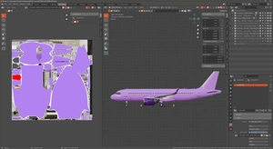 A320 NEO Complete 8K Paintkit for Blender and Photoshop thumbnail 4