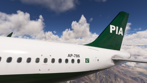 [A320] Pakistan International Airlines (PIA) Livery