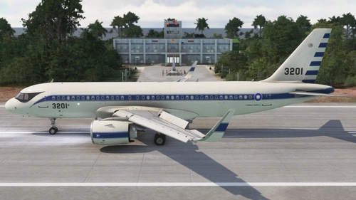 A320neo ROCAF(Taiwan Airforce) livery for Inibuilds A320 v2