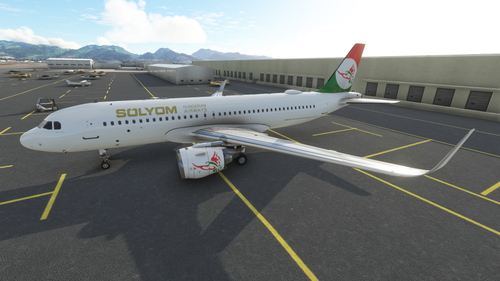 [A32NX] A320NX HA-SHA Solyom Hungarian Airways livery (8k)