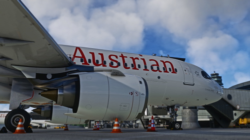 [A32NX] Austrian Airlines (AUA) OE-LZN [8K-Ultra Details] 2023