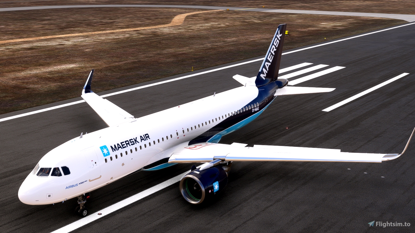 [A32NX] FBW A320 MAERSK AIR "OY-MAE" (Fictional) for Microsoft Flight ...