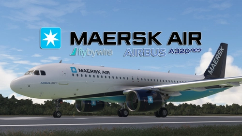 [A32NX] FBW A320 MAERSK AIR "OY-MAE" (Fictional)