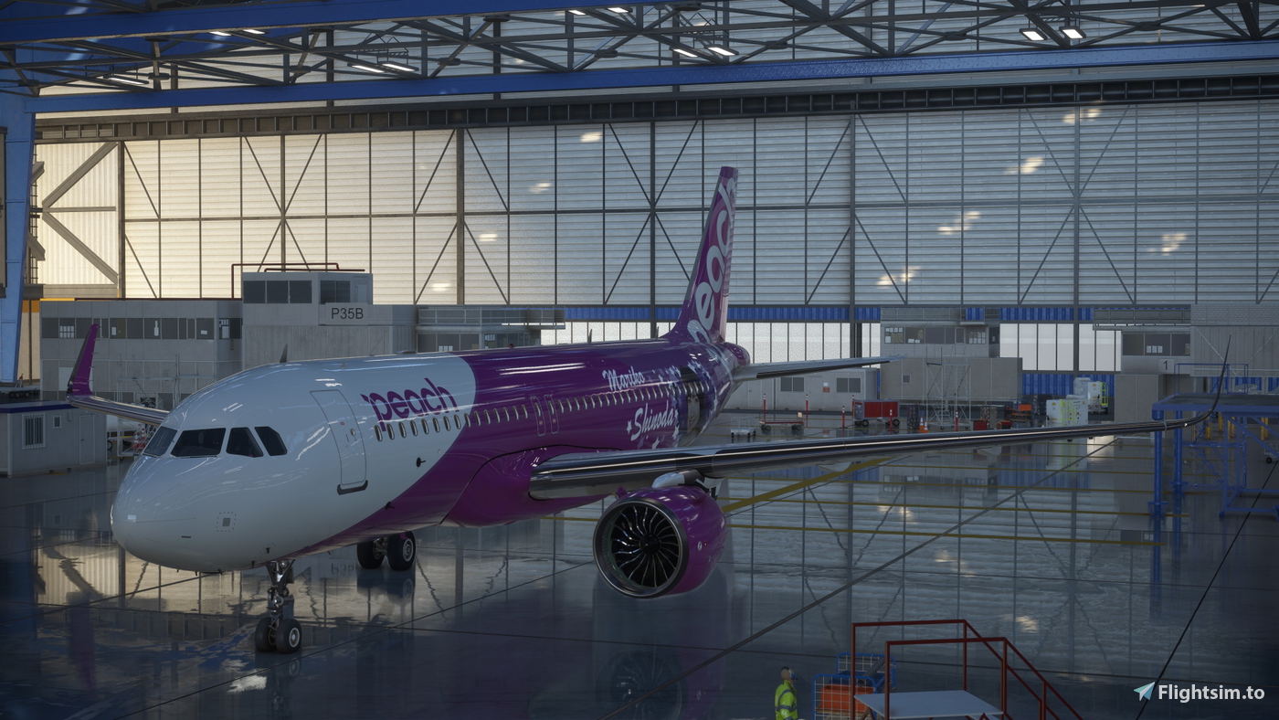 [A32NX] FlyByWire | Airbus A320neo Peach Aviation Mariko Ver for ...