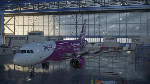 [A32NX] FlyByWire | Airbus A320neo Peach Aviation Mariko Ver