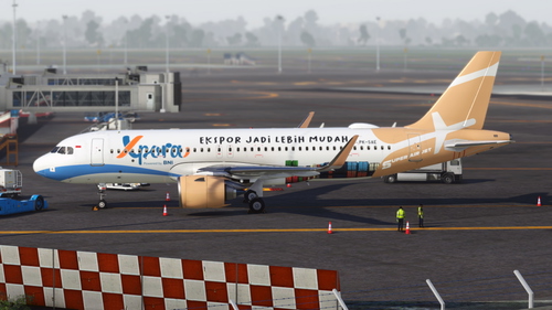 [A32NX] FlyByWire A320 Super Air Jet XPORA PK-SAE 8K