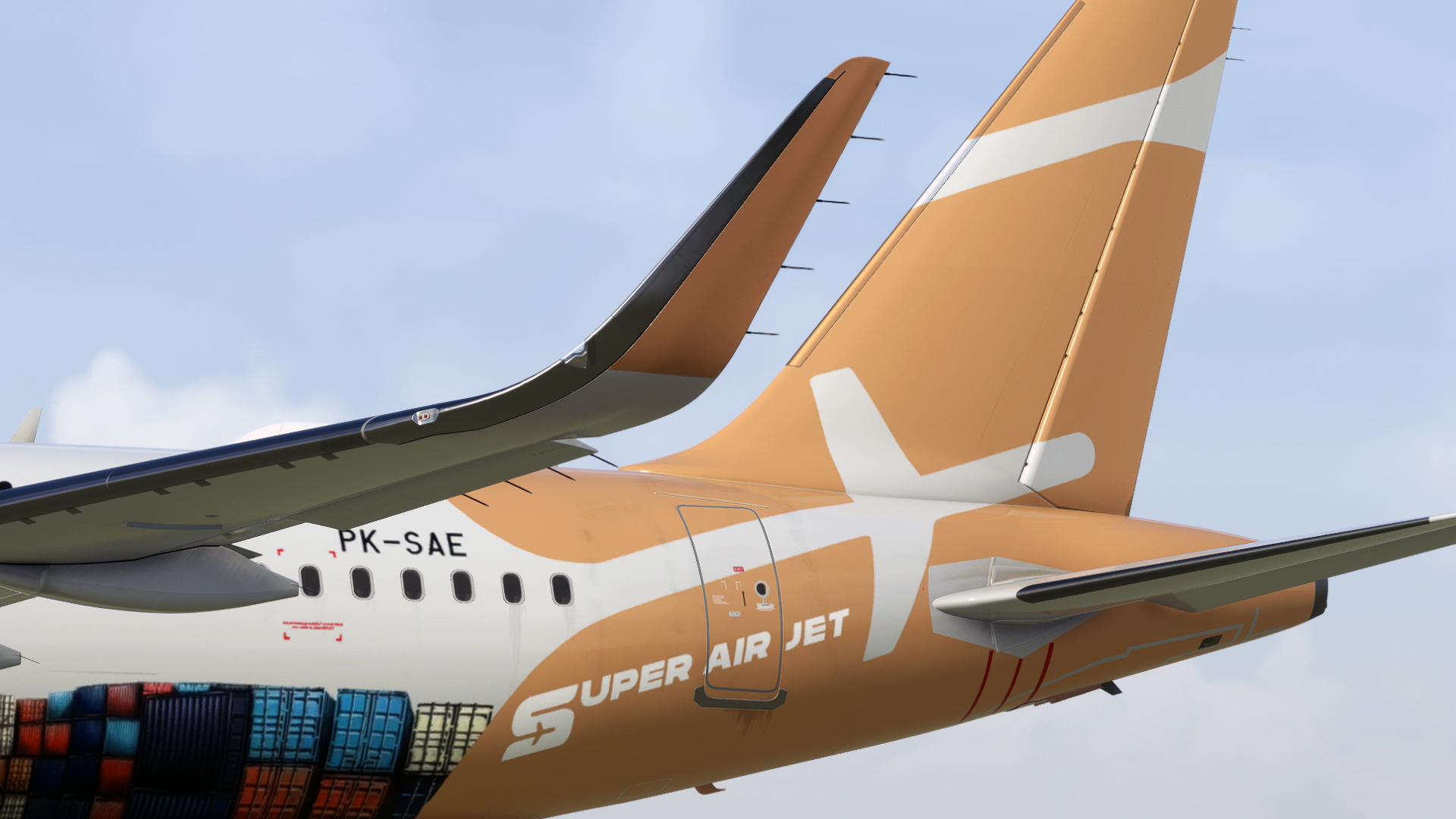 A32NX] FlyByWire A320 Super Air Jet XPORA PK-SAE 8K - Aircraft