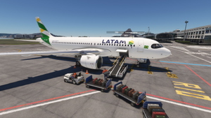 [A32NX] LATAM Brasil Verde e Amarelo A320Neo PR-XBG | 8K thumbnail 1