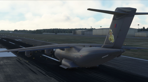 A400m Atlas Royal Air Force Queen Elizabeth II Memorial Livery