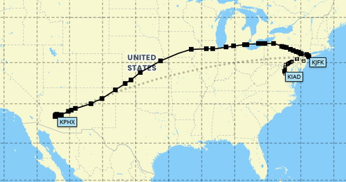 AAL2829 Flight - KPHX-KJFK