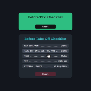 Achro's 737-800 Interactive Checklist thumbnail 2