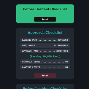 Achro's A320 Interactive Checklist thumbnail 2