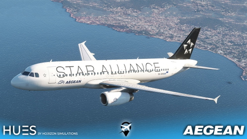 Aegean Airlines Star Alliance SX-DVQ |8k| HUES by Horizon Simulations