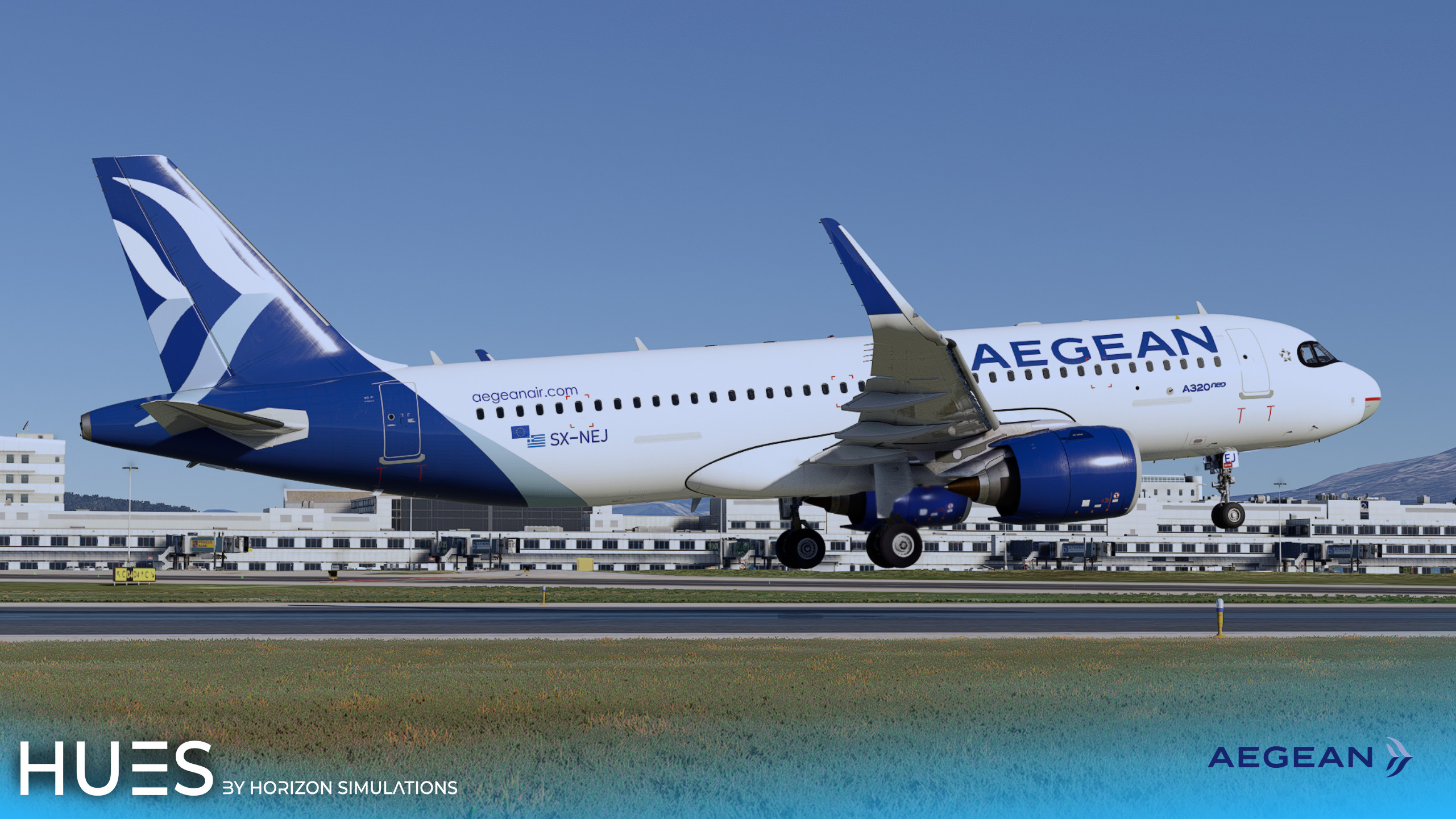Aegean SX-NEJ - FBW A32NX (8K) - Image 1