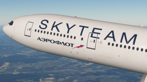 Aeroflot "SkyTeam" RA-73134 | w/cabin | 4K