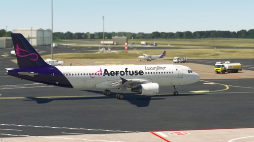 Fenix A320 │ Aerofuse Virtual Airlines "Luxuryliner" │ D-AFOB