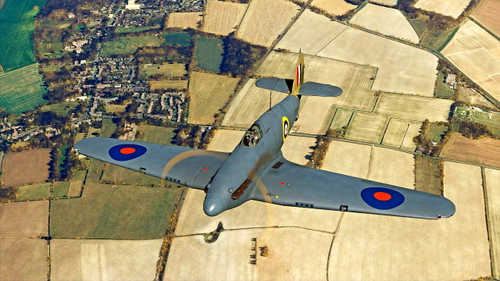Aeroplane Heaven – Hawker Hurricane Mk1 - V7101 weathered