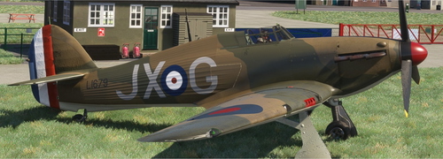 Aeroplane Heaven Hurricane JX-G of 1 Sqn RAF, Paul Richey, France, 1940