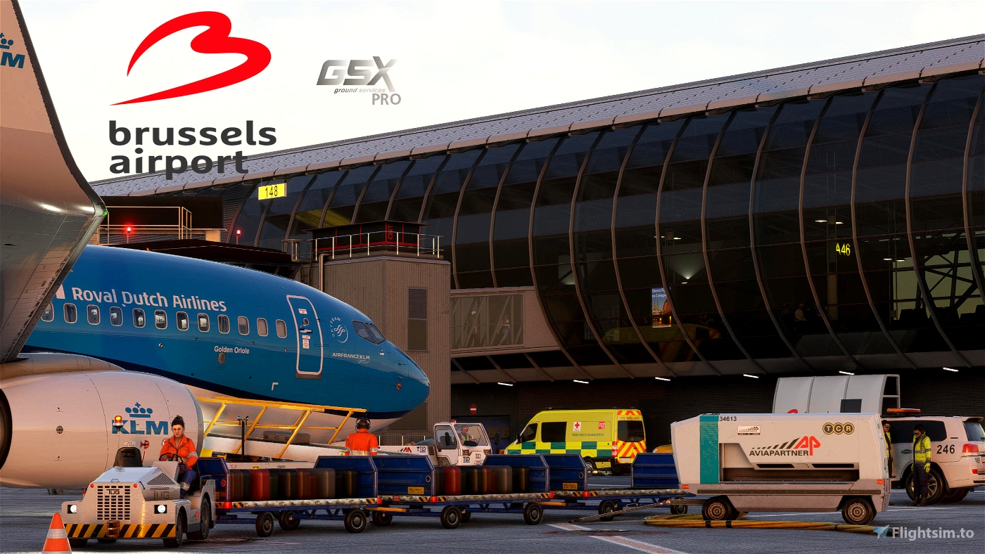 Aerosoft Brussels EBBR V2.2 GSX Pro - Image 1