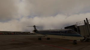 Aerosoft CRJ-550ER World Travel Airlines Livery (FSX/MSFS Modern Style) thumbnail 2