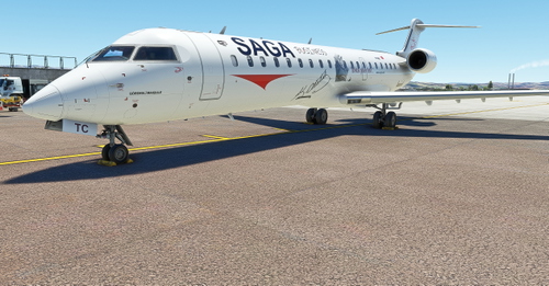 Aerosoft CRJ 700 SAGA Airlines Livery