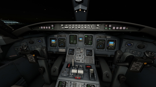 Aerosoft CRJ series mod for cockpit brighter dome light