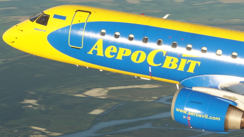 AeroSvit UR-DSA Embraer 190