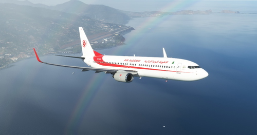 Air Algerie "60 years independance" "7T-VJO" PMDG B737-800