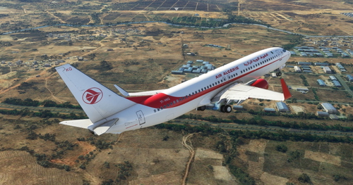Air Algerie "60 years independance" "7T-VKG" PMDG B737-800