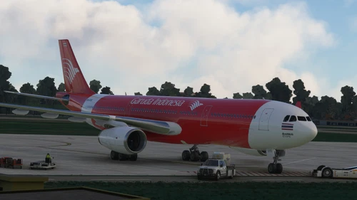 Air Asia X HS-XTG Operated by Garuda Indonesia