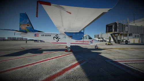 Air Borinquen  Puerto Rico Virtual airliner livery for the Britten Norman BN-2A and BN-2B 